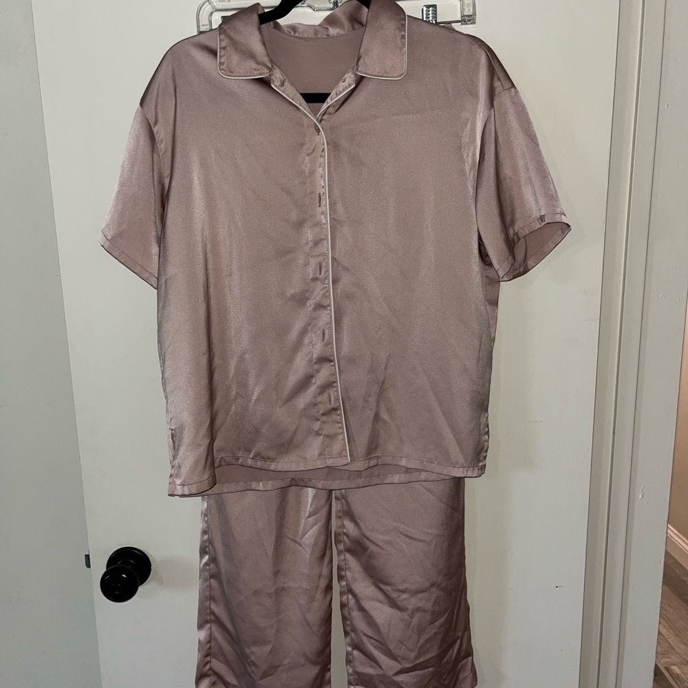Silky Mauve Sleepwear Set